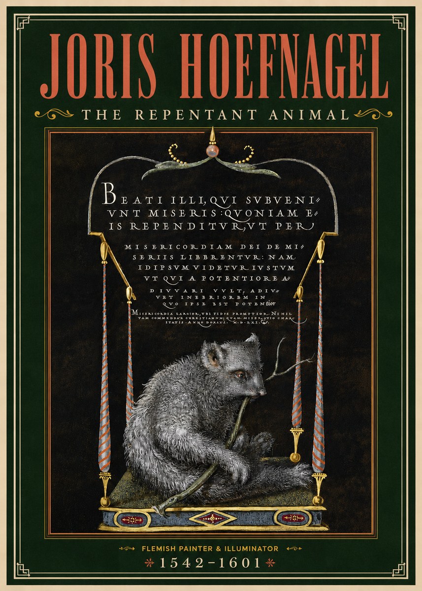 Joris Hoefnagel The Repentant Animal No4 - Affiche