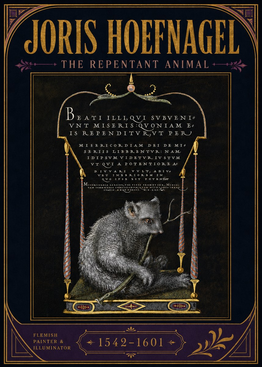 Joris Hoefnagel The Repentant Animal No5 - Affiche