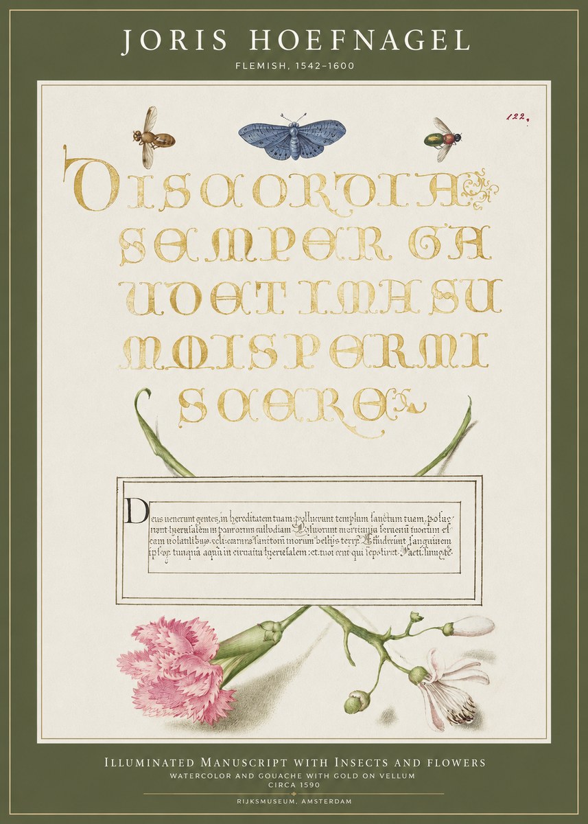 Joris Hoefnagel Laus Virtuti No4 - Affiche