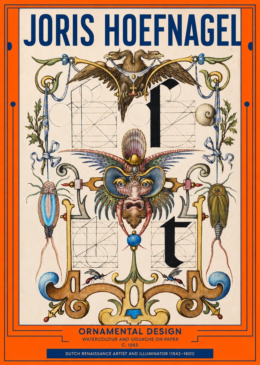 Joris Hoefnagel Ornamental Design II No2 - Affiche