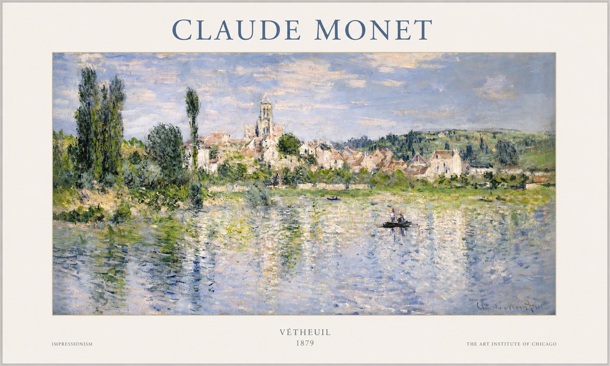 Monet Vétheuil No1 - Affiche