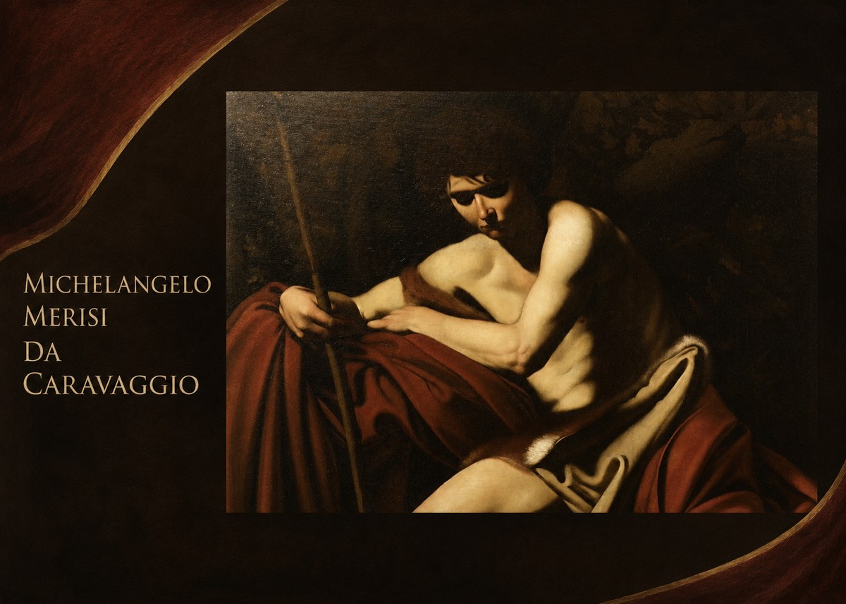 Michelangelo Merisi da Caravaggio Saint John the Baptist I No6 - Affiche