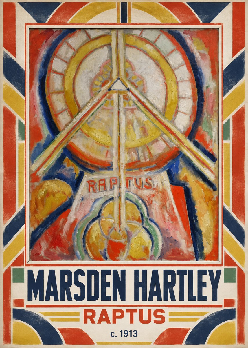 Marsden Hartley Raptus No1 - Affiche
