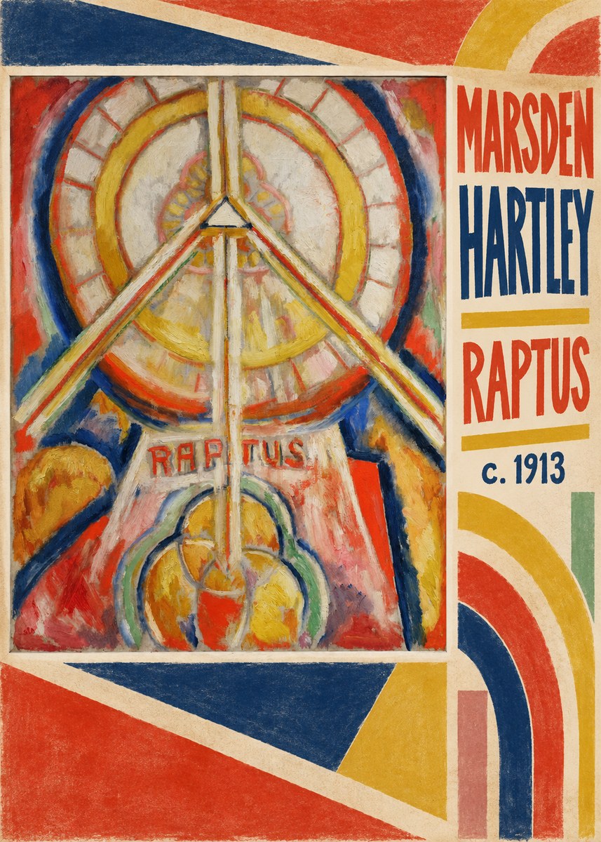 Marsden Hartley Raptus No2 - Affiche
