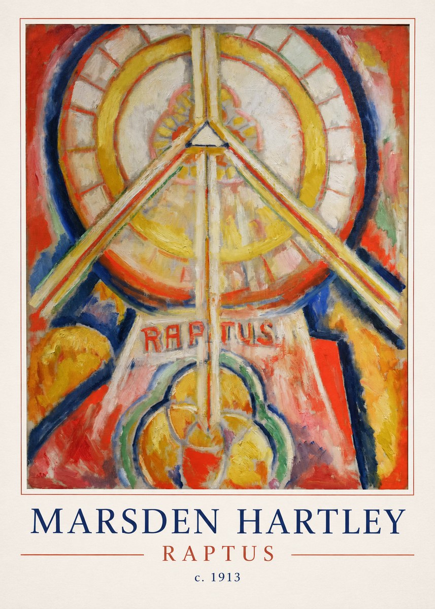 Marsden Hartley Raptus No4 - Affiche