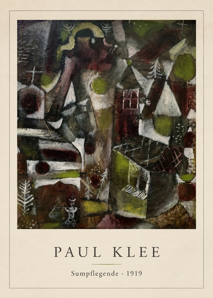 Paul Klee Sumpflegende I No4 - Affiche