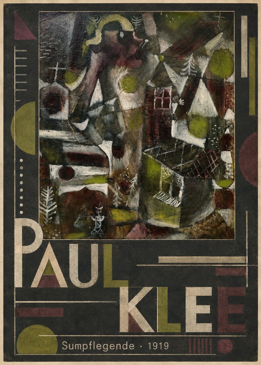Paul Klee Sumpflegende I No5 - Affiche