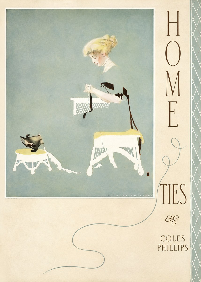 Coles Phillips Home Ties No4 - Affiche