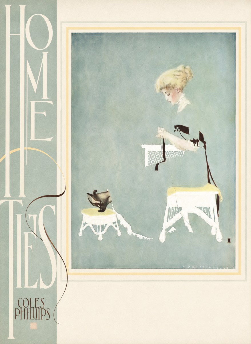 Coles Phillips Home Ties No5 - Affiche