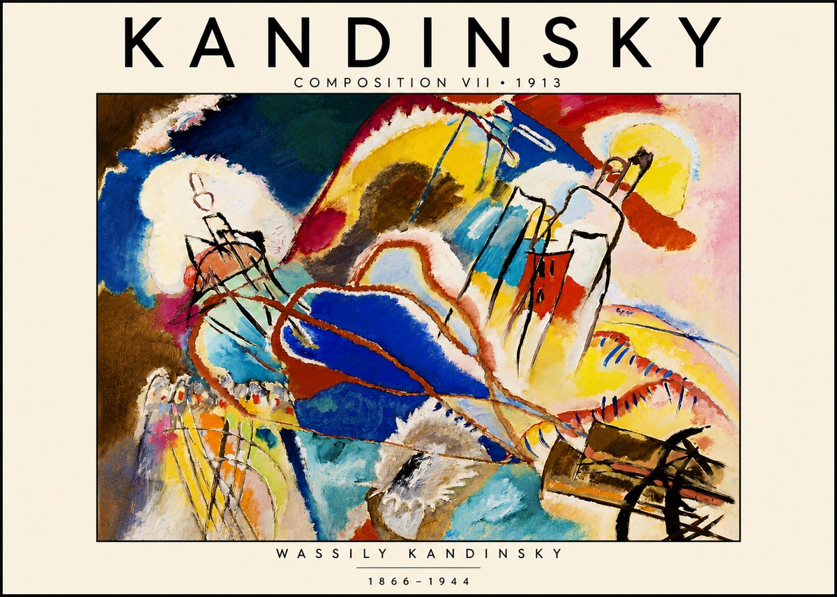 Kandinsky Composition Vii I No4 - Affiche