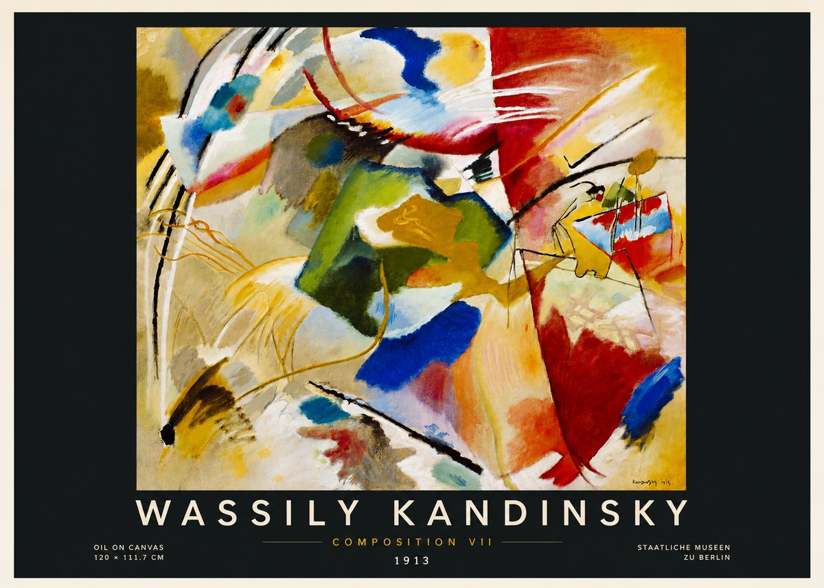 Kandinsky Composition Vii II No6 - Affiche