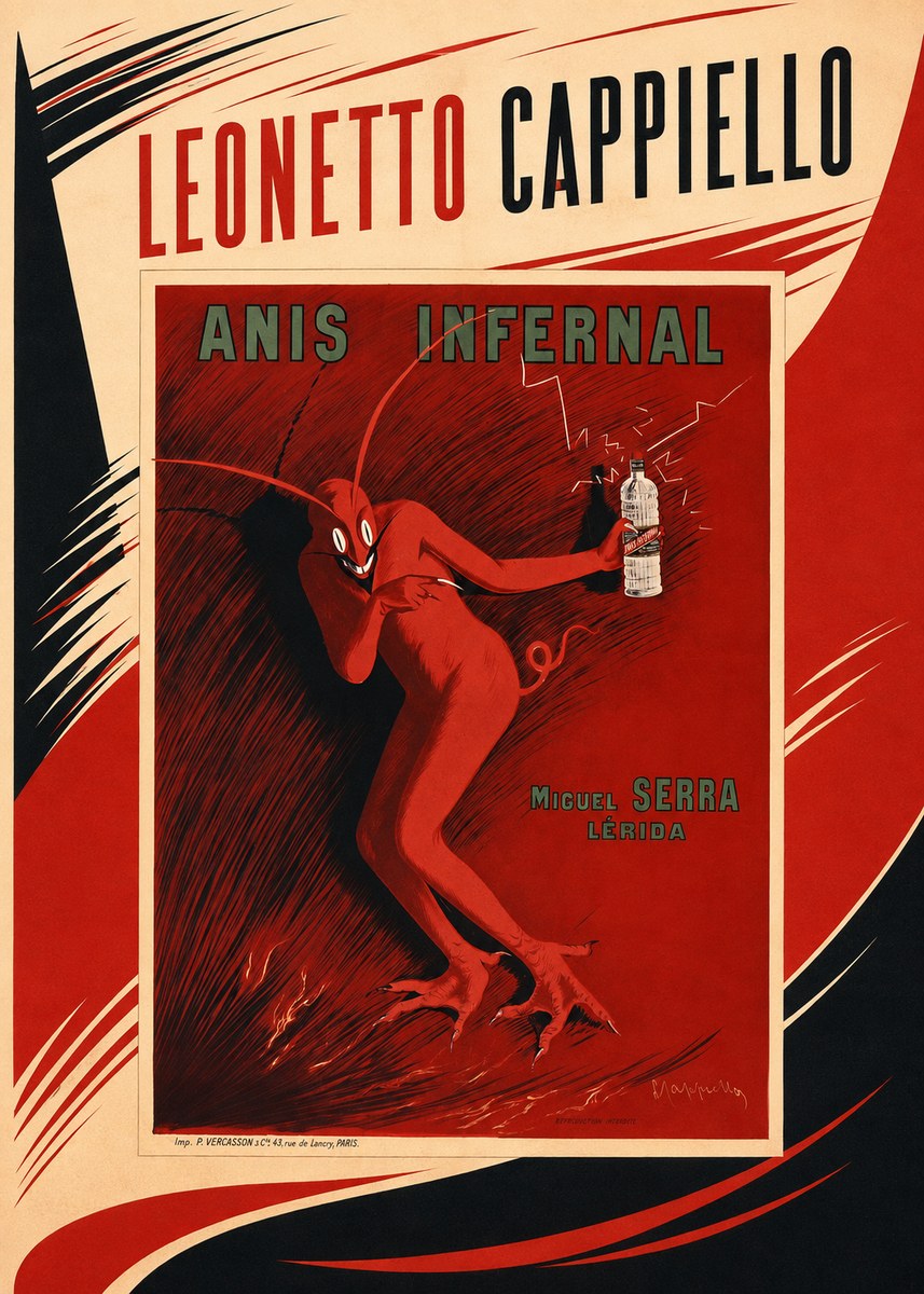 Leonetto Cappiello Anis Infernal I No2 - Affiche