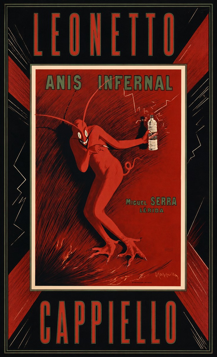 Leonetto Cappiello Anis Infernal I No4 - Affiche