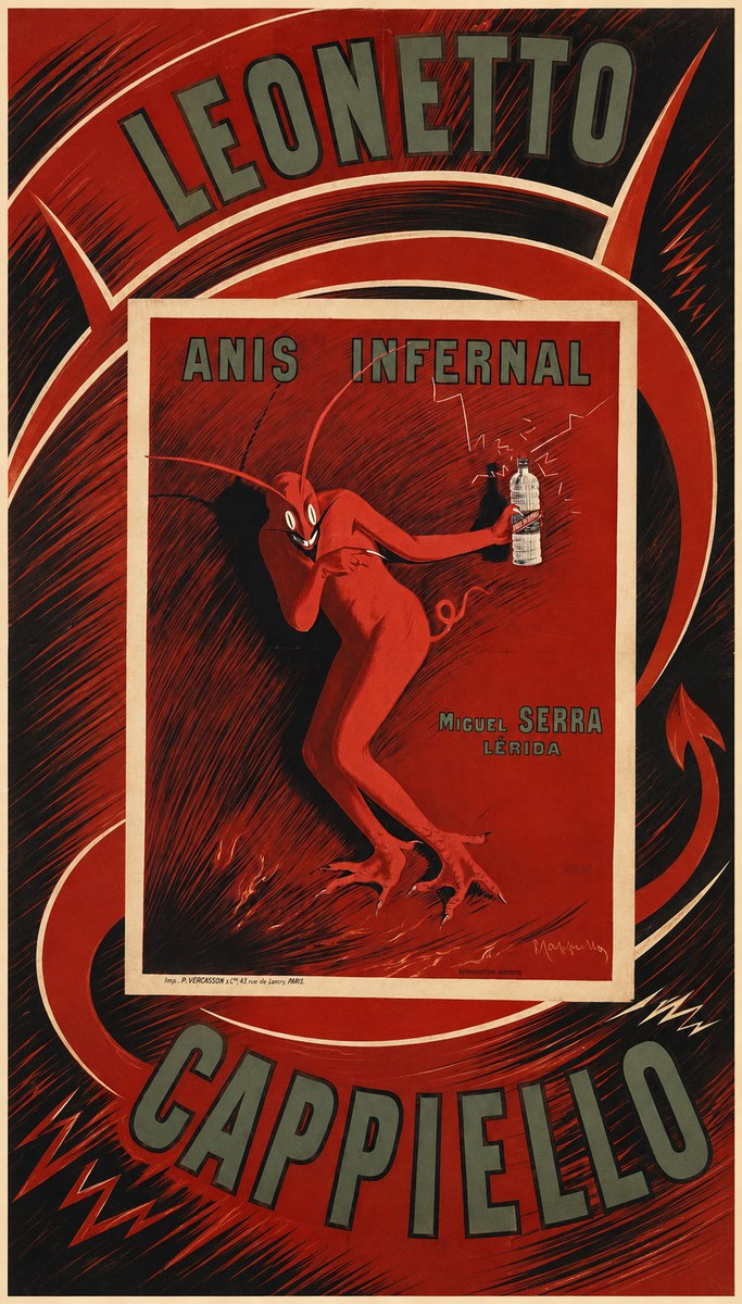 Leonetto Cappiello Anis Infernal I No6 - Affiche
