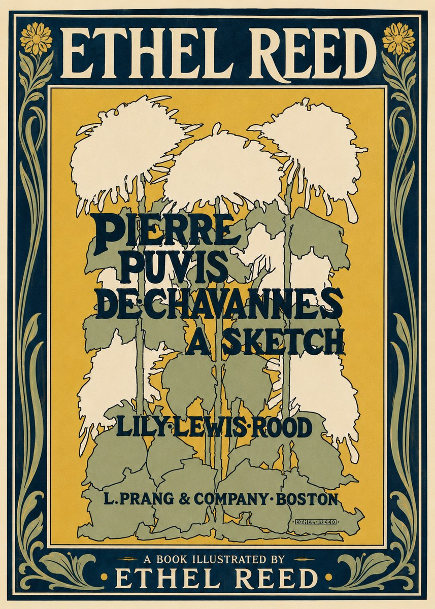 Ethel Reed Pierre Puvis De Chavannes a Sketch No6 - Affiche