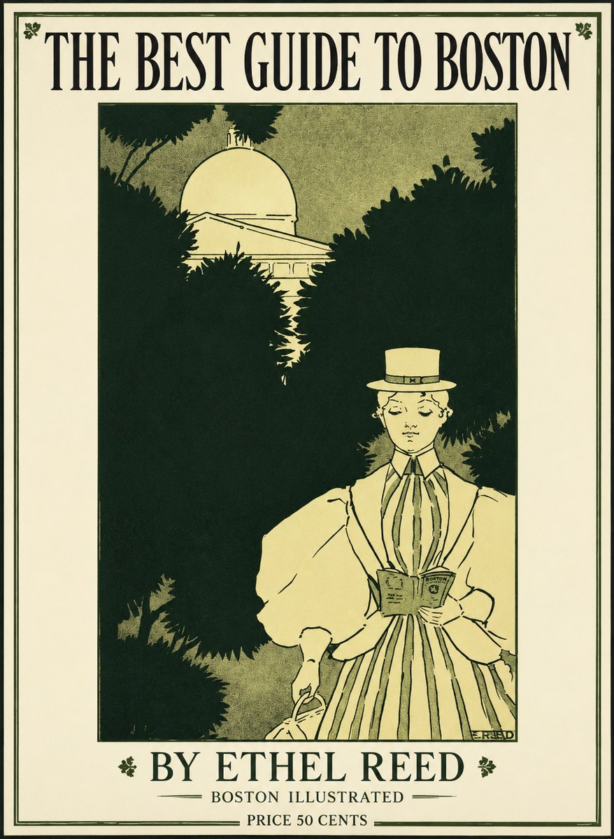 Ethel Reed The Best Guide to Boston No1 - Affiche