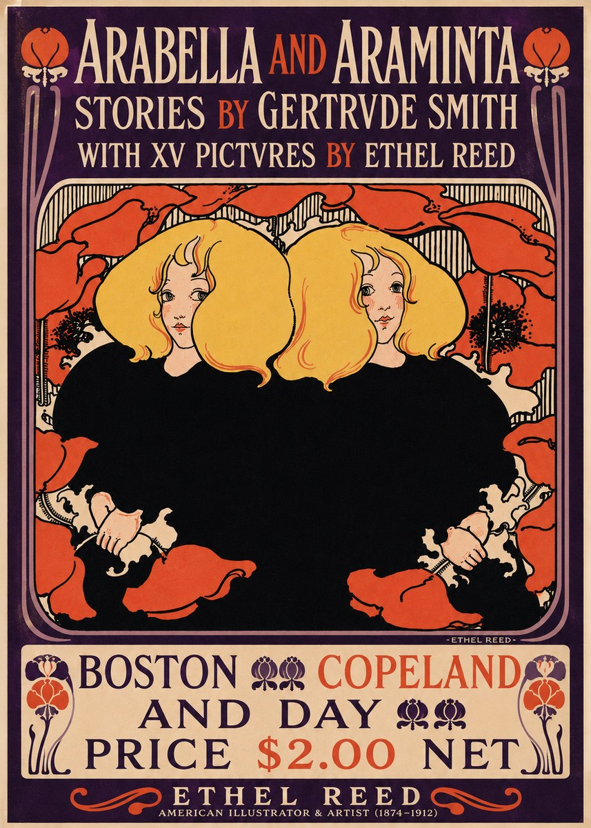 Ethel Reed Arabella and Araminta Stories No4 - Affiche