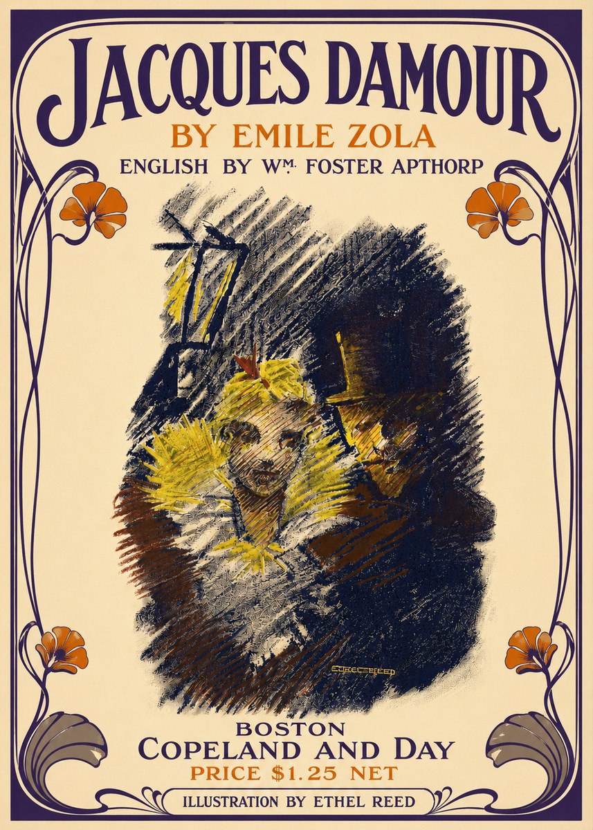 Ethel Reed Jacques Damour No3 - Affiche