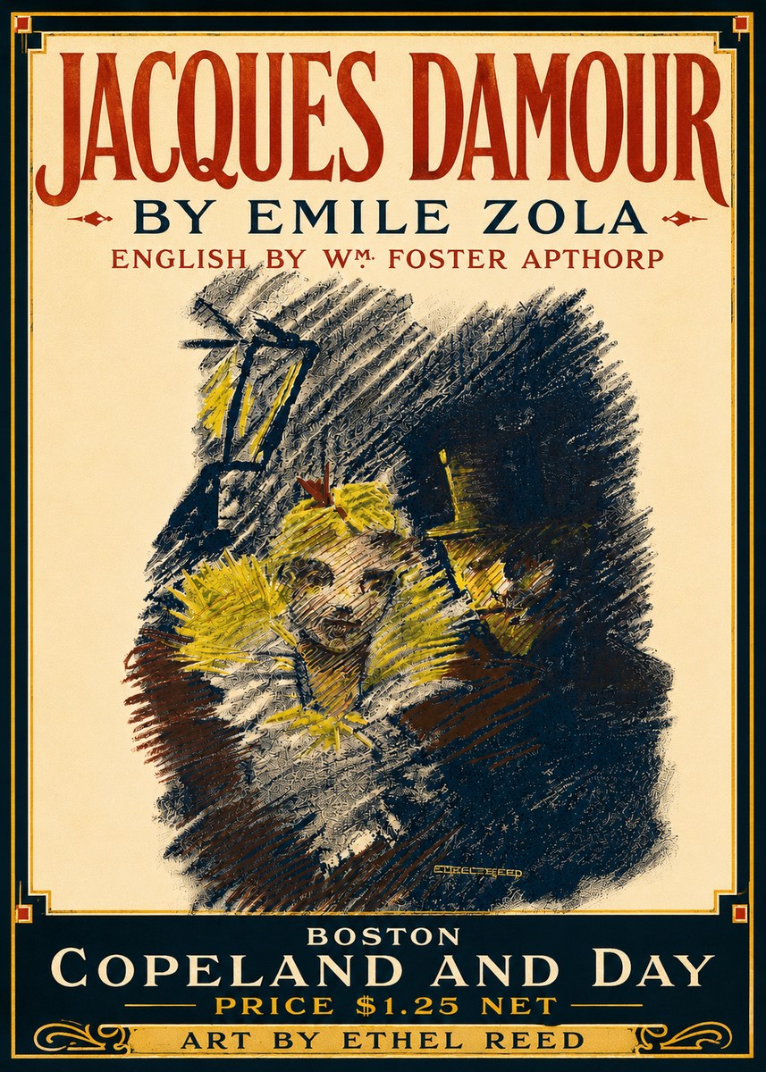 Ethel Reed Jacques Damour No4 - Affiche