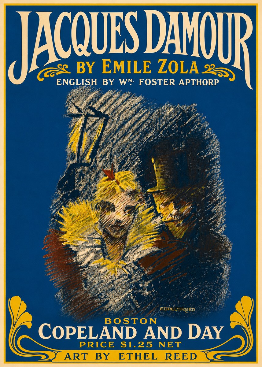 Ethel Reed Jacques Damour No5 - Affiche