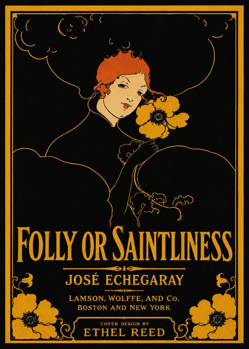 Ethel Reed Folly or Saintliness No3 - Affiche
