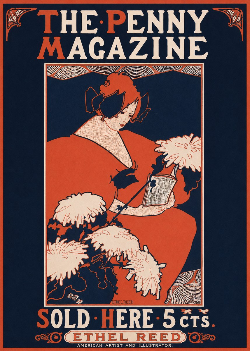 Ethel Reed The Penny Magazine No2 - Affiche
