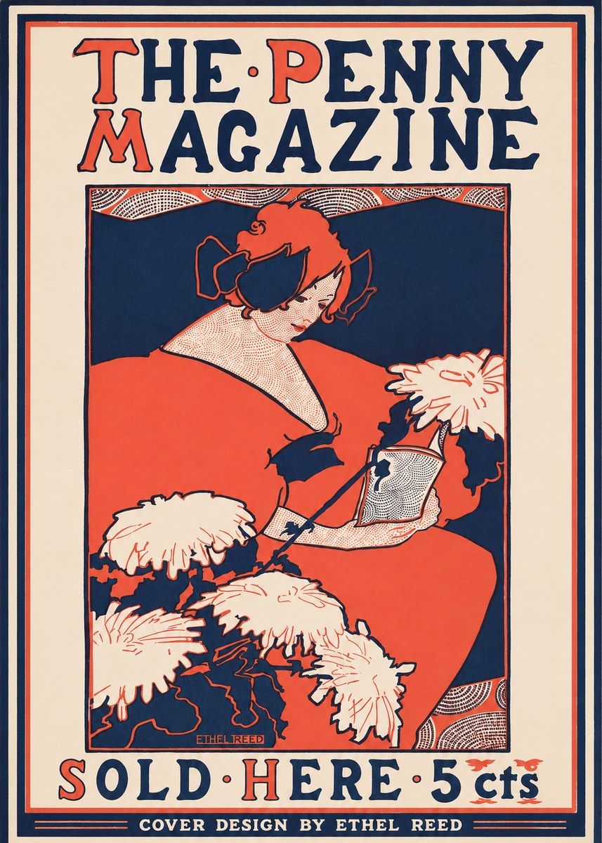 Ethel Reed The Penny Magazine No3 - Affiche