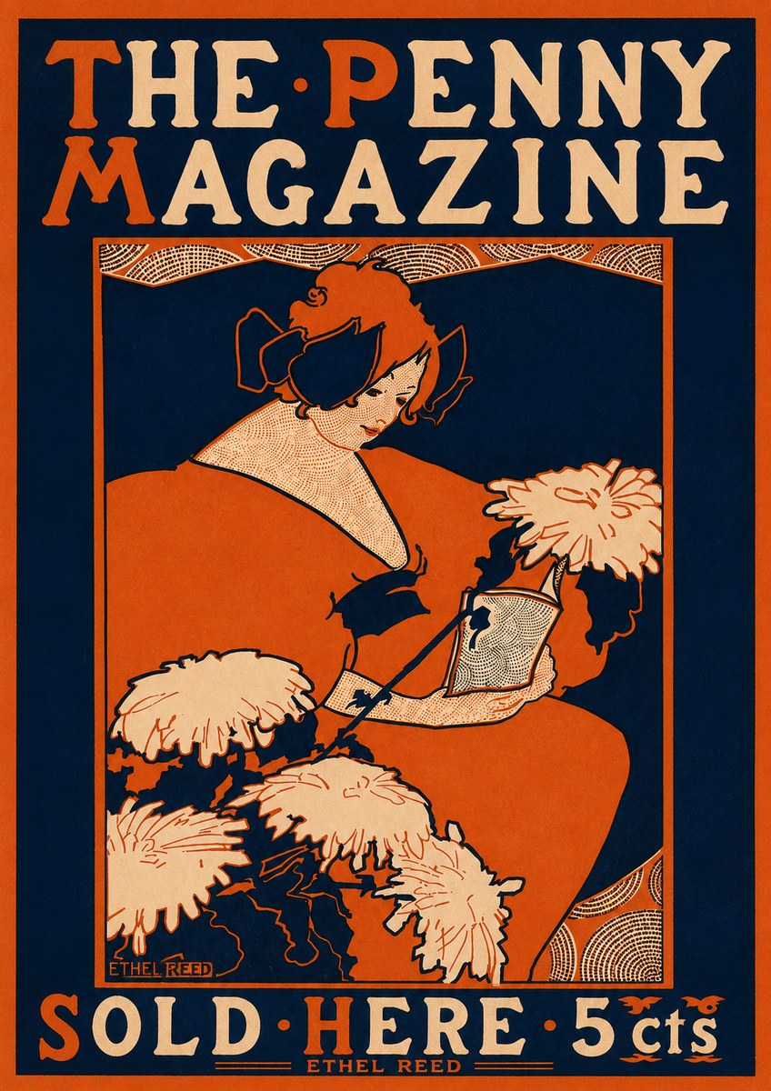 Ethel Reed The Penny Magazine No4 - Affiche