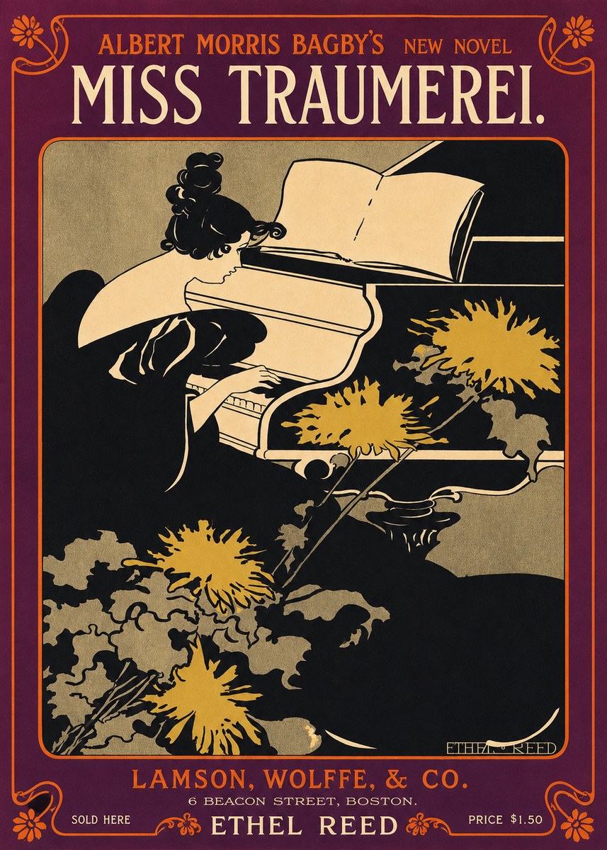 Ethel Reed Miss Traumerei. No2 - Affiche