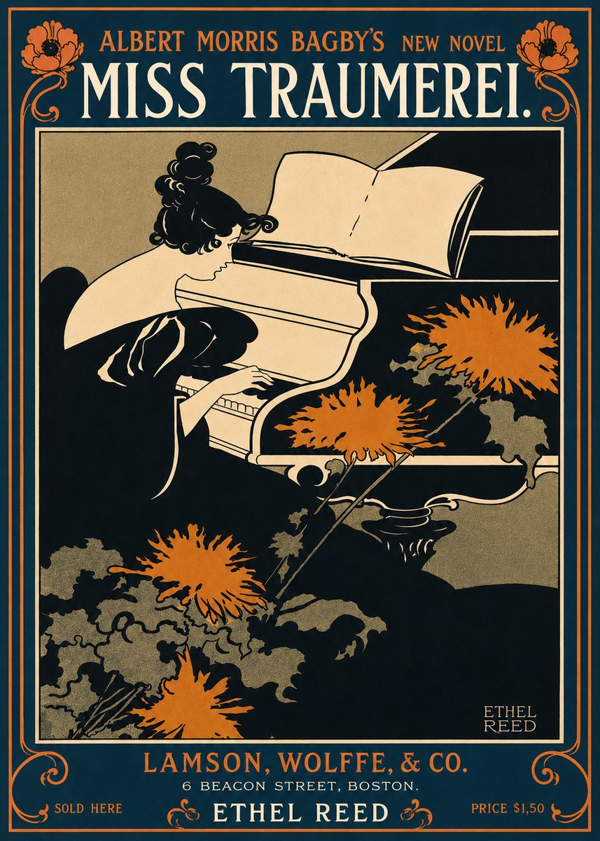 Ethel Reed Miss Traumerei. No4 - Affiche