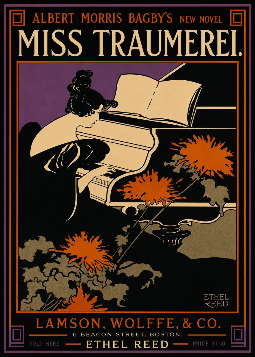 Ethel Reed Miss Traumerei. No5 - Affiche