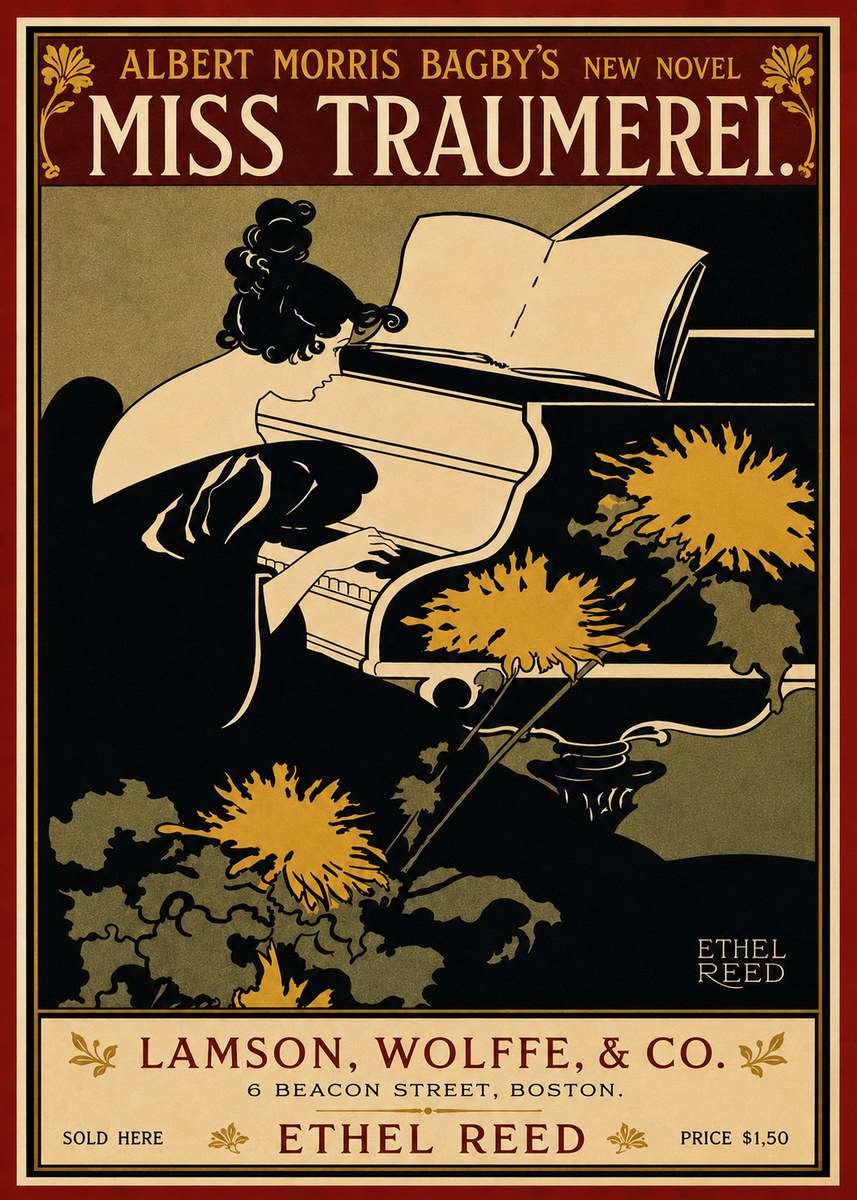 Ethel Reed Miss Traumerei. No6 - Affiche