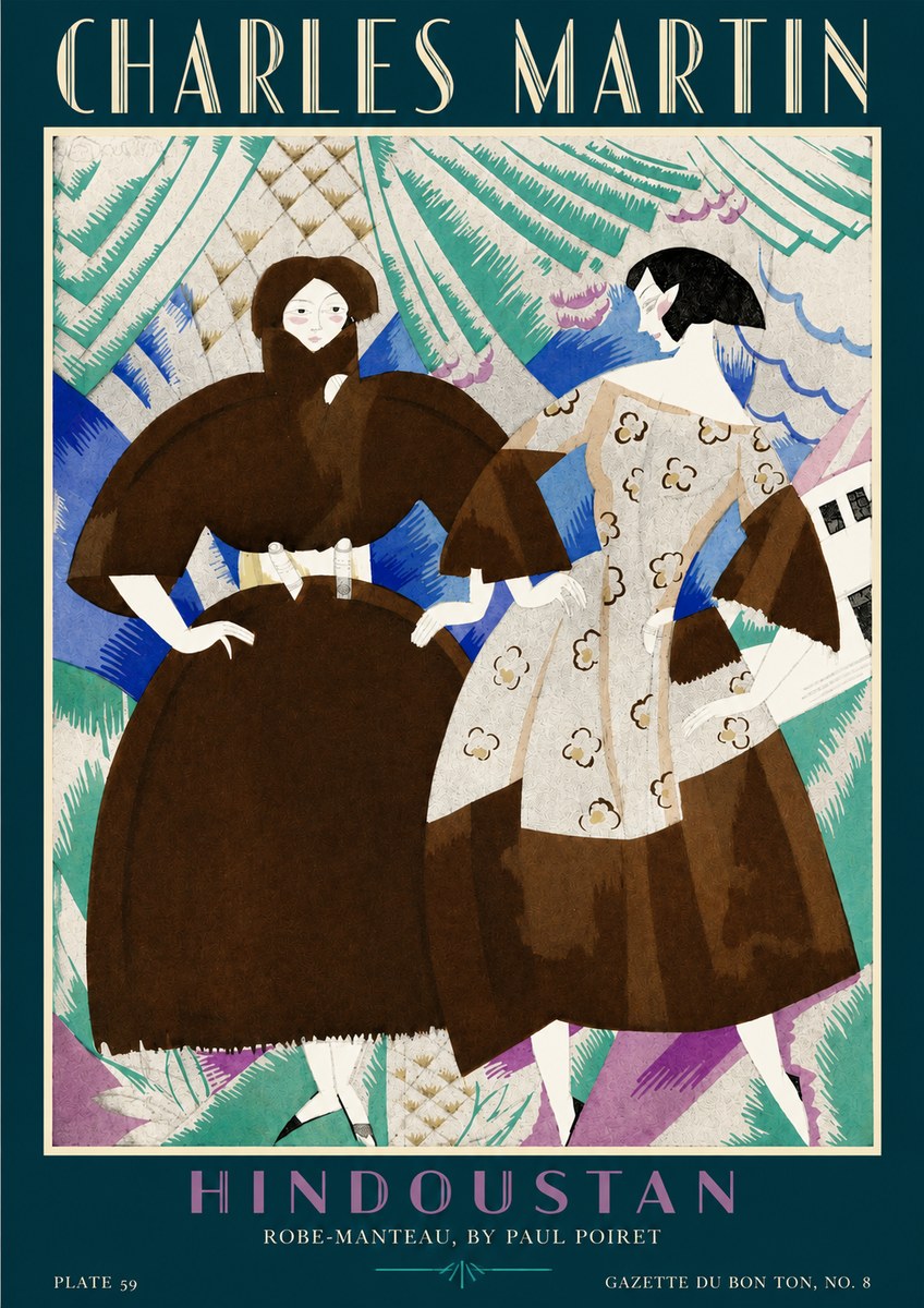 Charles Martin Hindoustan No3 - Affiche