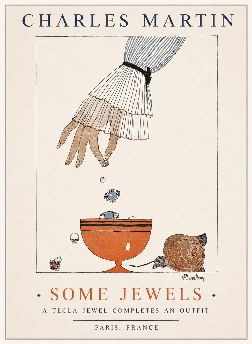 Charles Martin Some Jewels No1 - Affiche