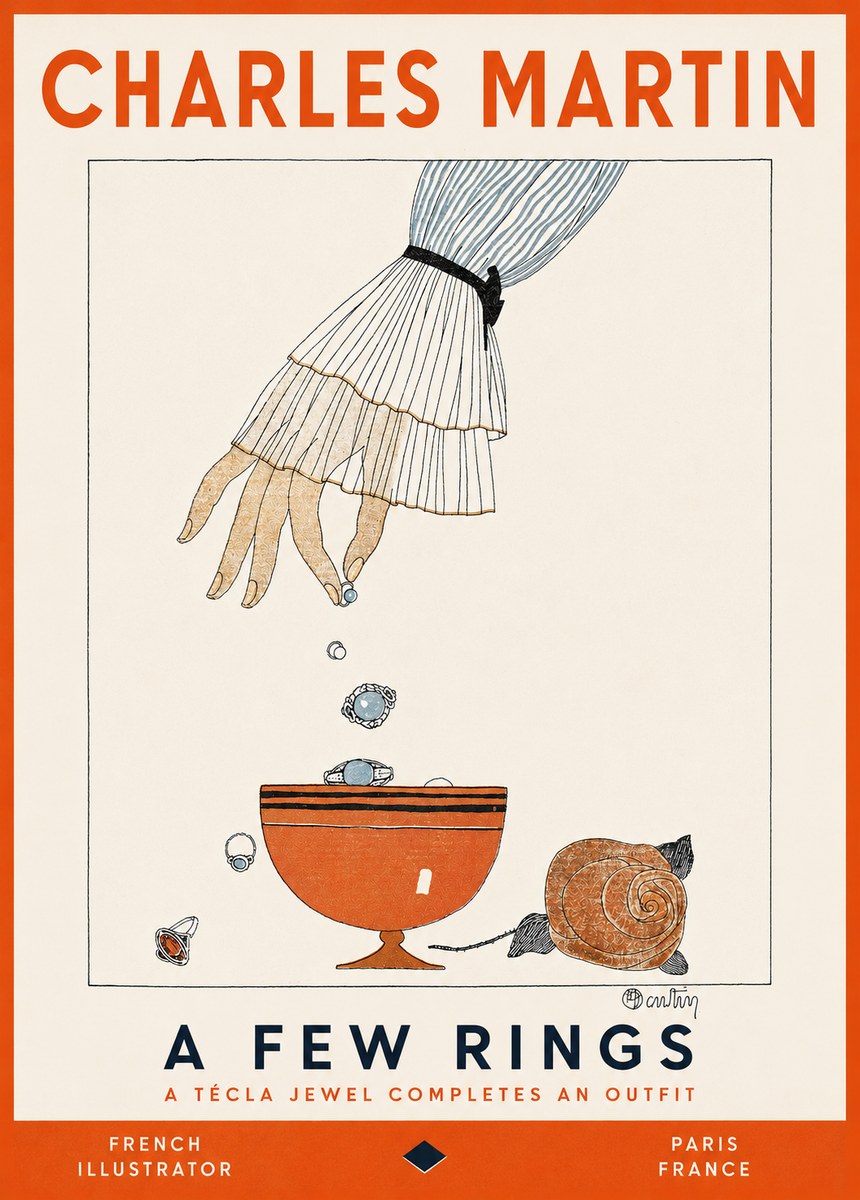 Charles Martin Some Jewels No5 - Affiche