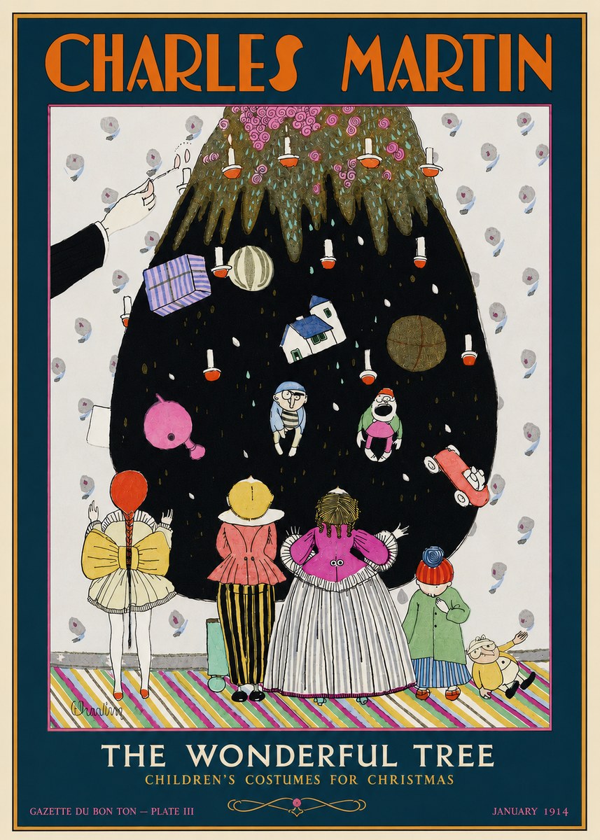 Charles Martin The Wonderful Tree No3 - Affiche