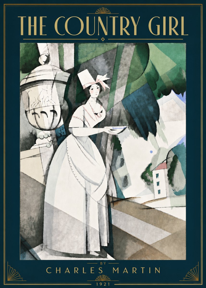 Charles Martin The Country Girl No6 - Affiche