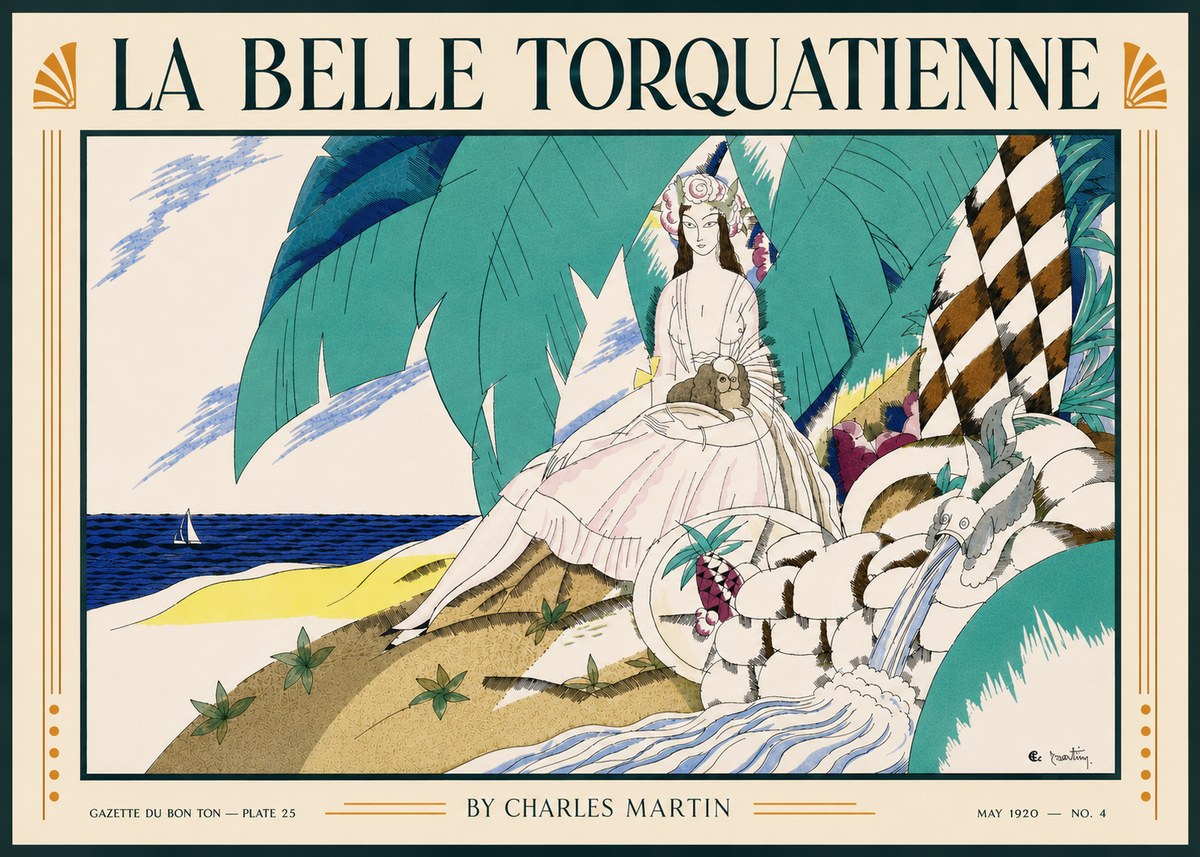 Charles Martin La Belle Torquatienne No6 - Affiche