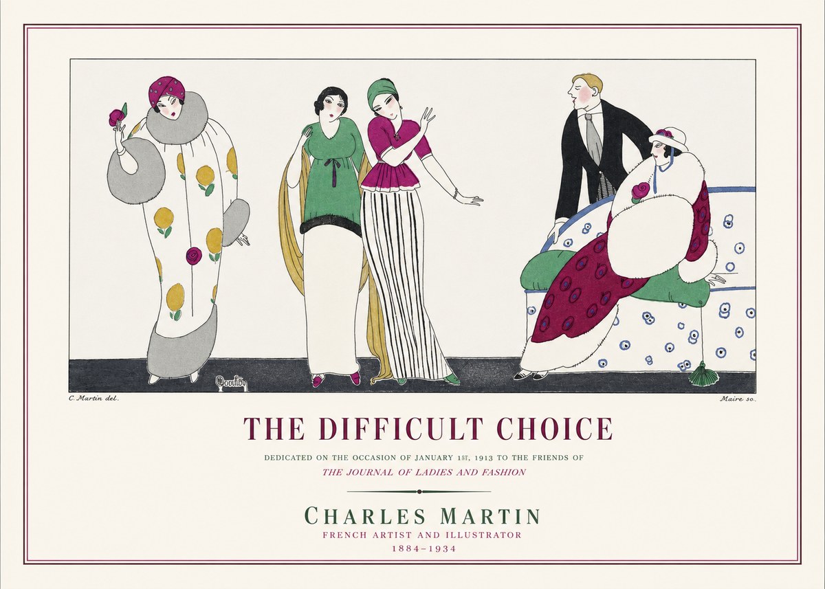 Charles Martin The Difficult Choice No1 - Affiche