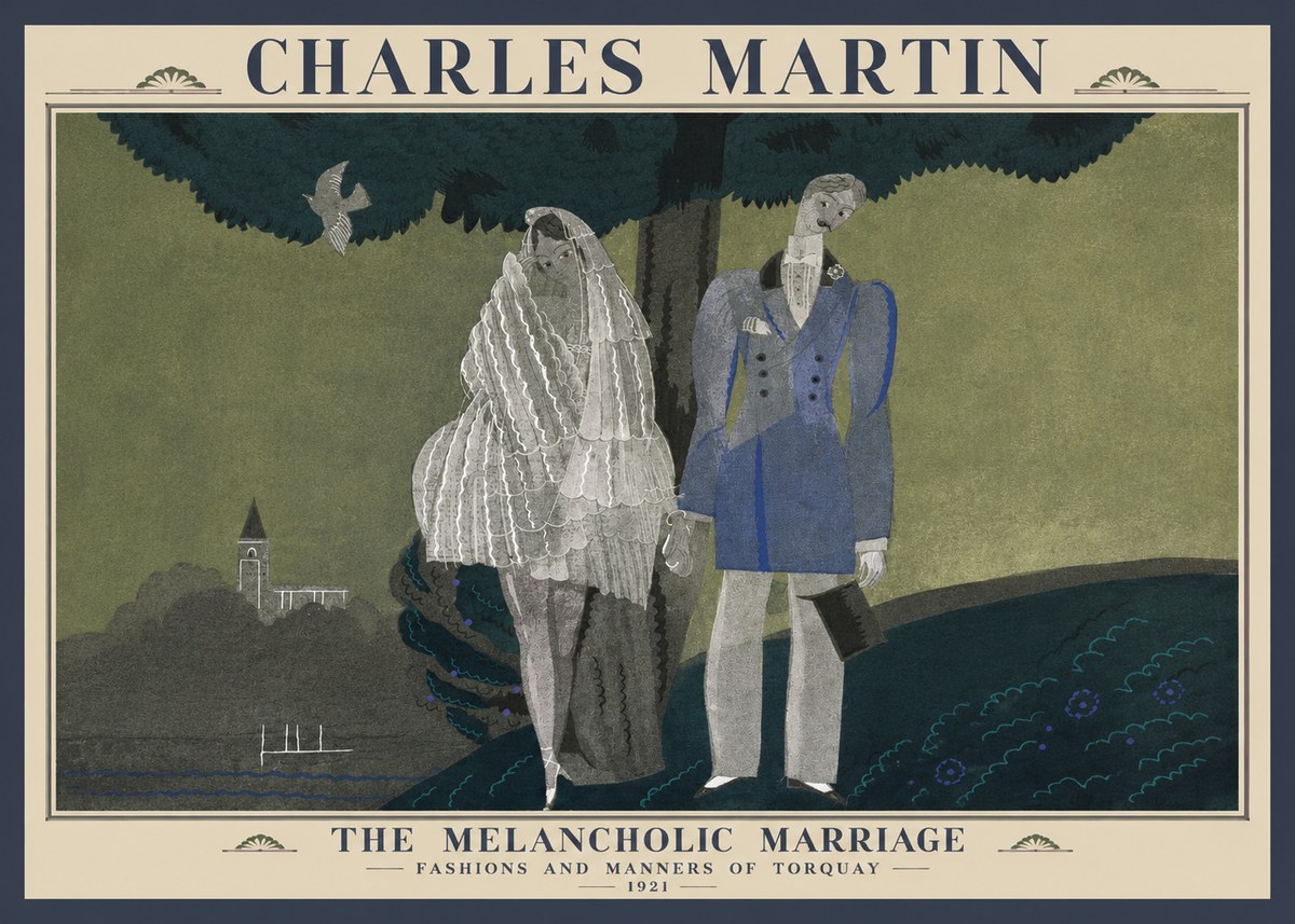 Charles Martin The Melancholic Marriage No1 - Affiche