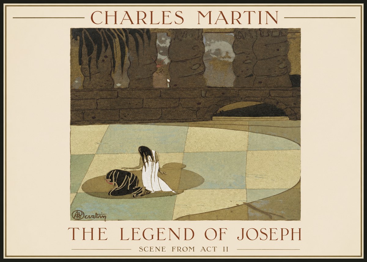 Charles Martin The Legend of Joseph - Scene from Act Ii No1 - Affiche