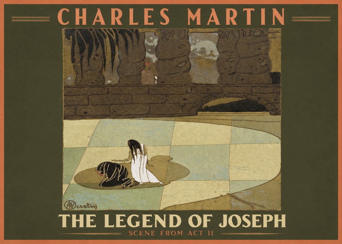 Charles Martin The Legend of Joseph - Scene from Act Ii No2 - Affiche