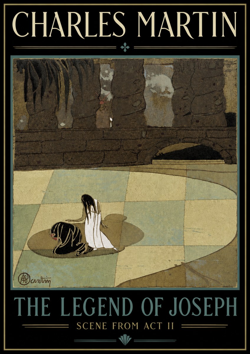 Charles Martin The Legend of Joseph - Scene from Act Ii No3 - Affiche