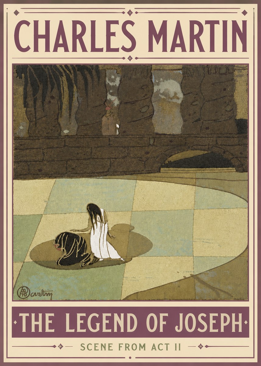 Charles Martin The Legend of Joseph - Scene from Act Ii No5 - Affiche