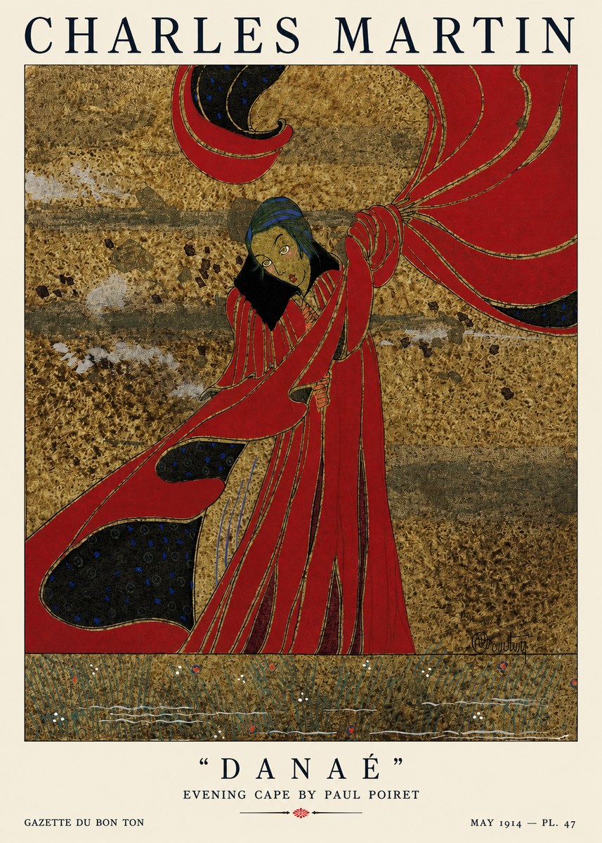 Charles Martin Danaé No1 - Affiche