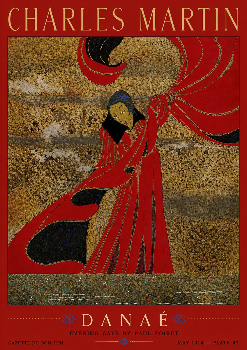 Charles Martin Danaé No3 - Affiche