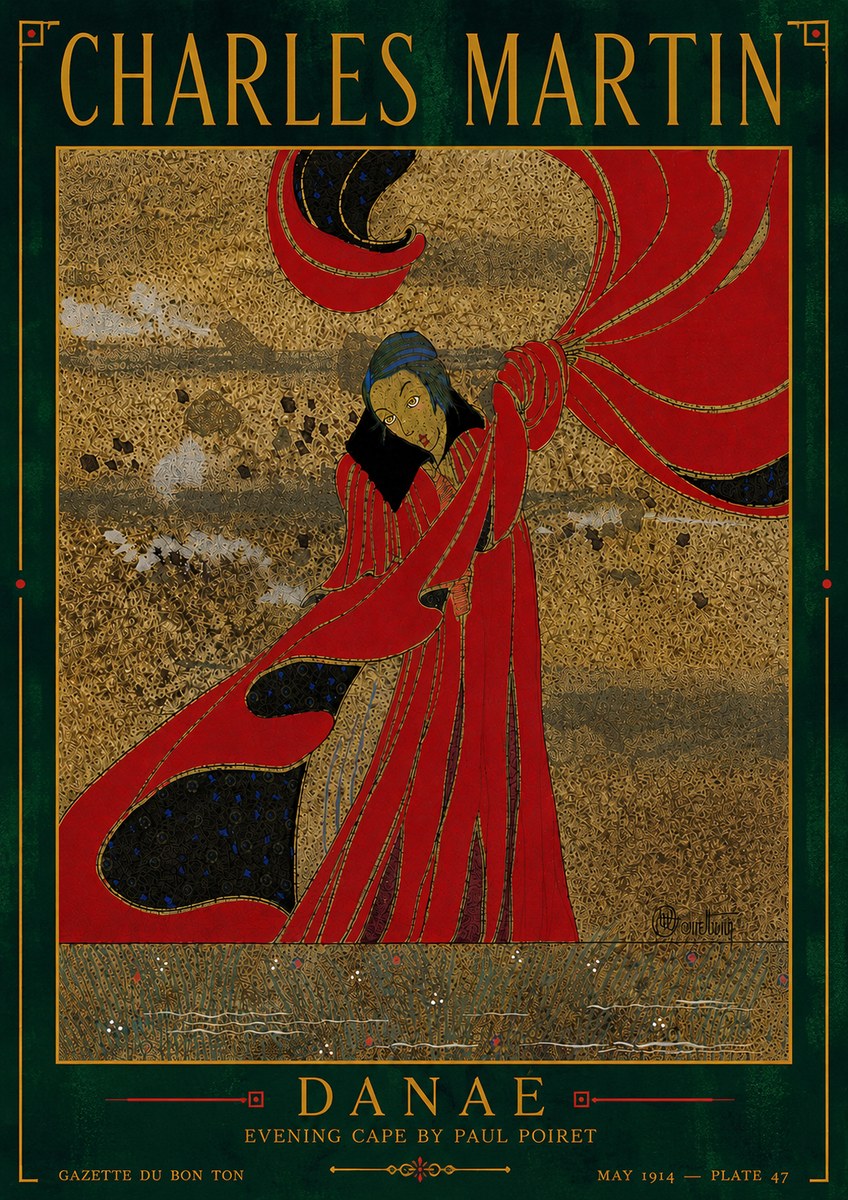 Charles Martin Danaé No6 - Affiche