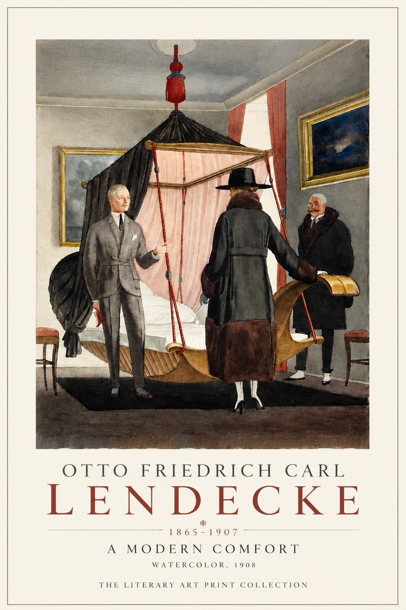 Otto Friedrich Carl Lendecke A Modern Comfort No5 - Affiche