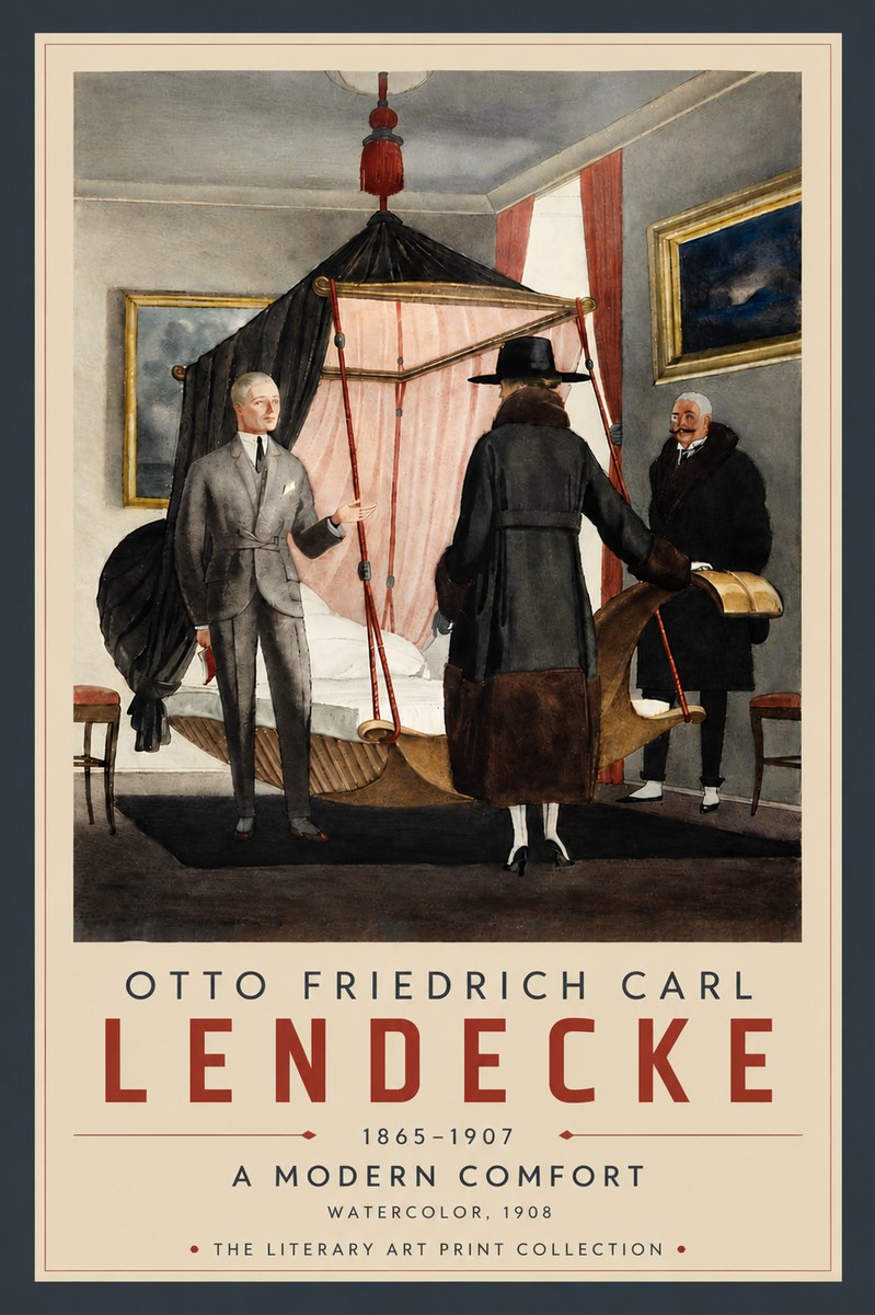 Otto Friedrich Carl Lendecke A Modern Comfort No6 - Affiche