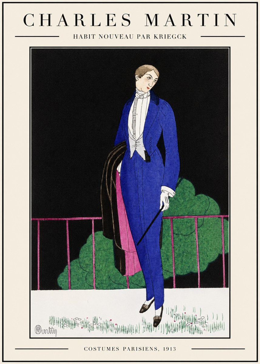 Charles Martin Habit Nouveau Par Kriegk No1 - Affiche